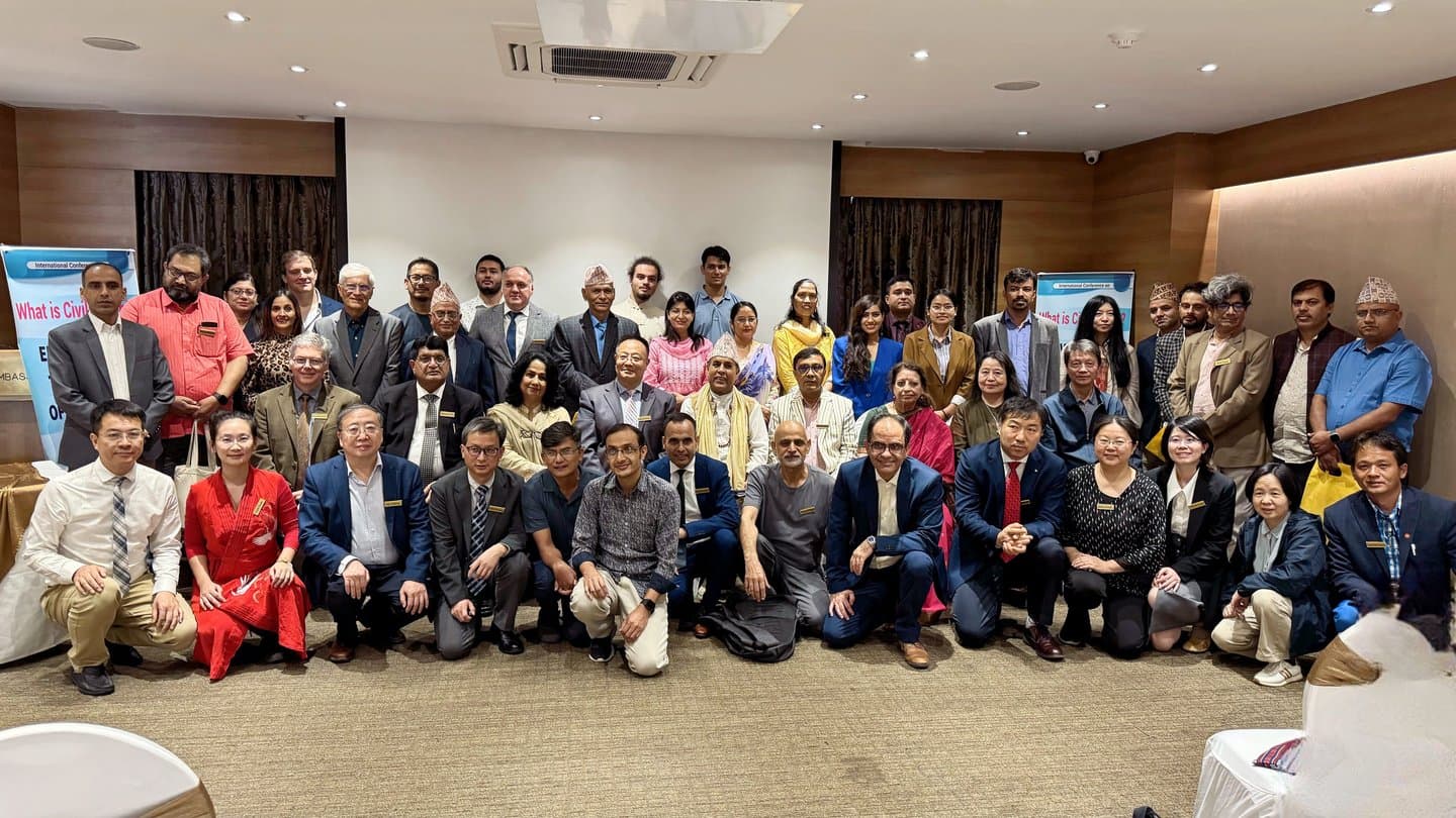 Participants at the Kathmandu civilization conference
